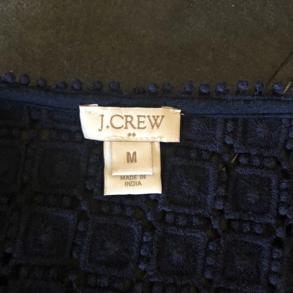J Crew Embroidered Peasant Top - Picture 5 of 5